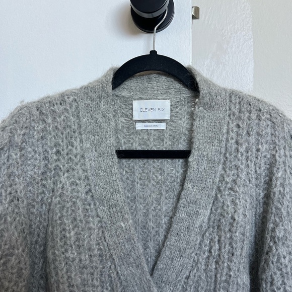 Eleven Six Gray Cardigan - Picture 2 of 3